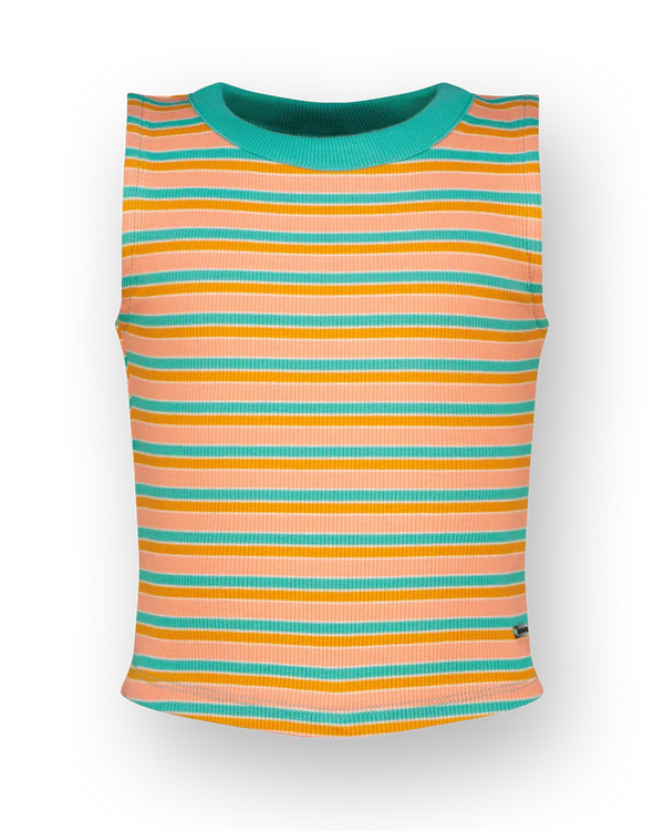Icon-fancy stripe rib top Top