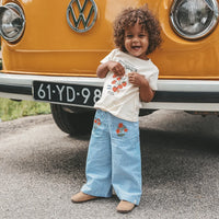 Yourwishes Vichy Blue | Wide Leg Pants Allure