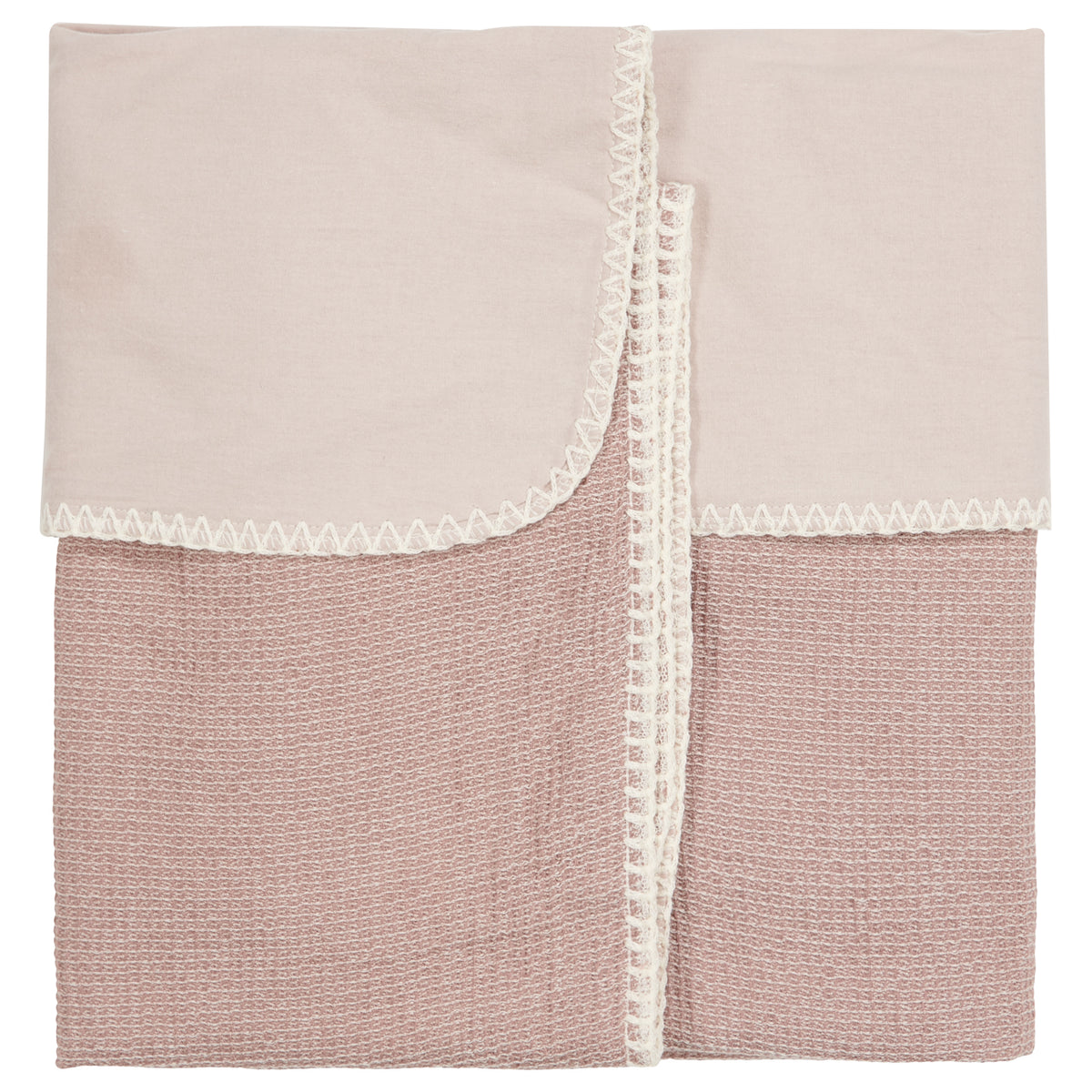 Koeka wiegdeken flanel cairo Plum