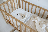 Koeka wiegdeken runa teddy Warm white