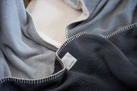 Koeka wiegdeken runa teddy Dark grey
