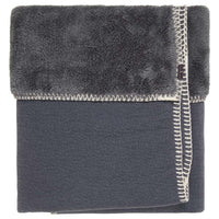 Koeka wiegdeken runa teddy Dark grey