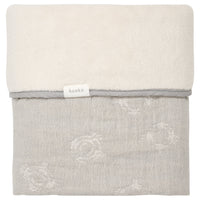 Koeka wiegdeken teddy portobello Steel grey