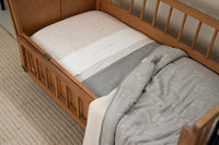 Koeka wiegdeken teddy portobello Steel grey