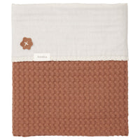 Koeka wiegdeken wafel/flanel antwerp Hazel/pebble