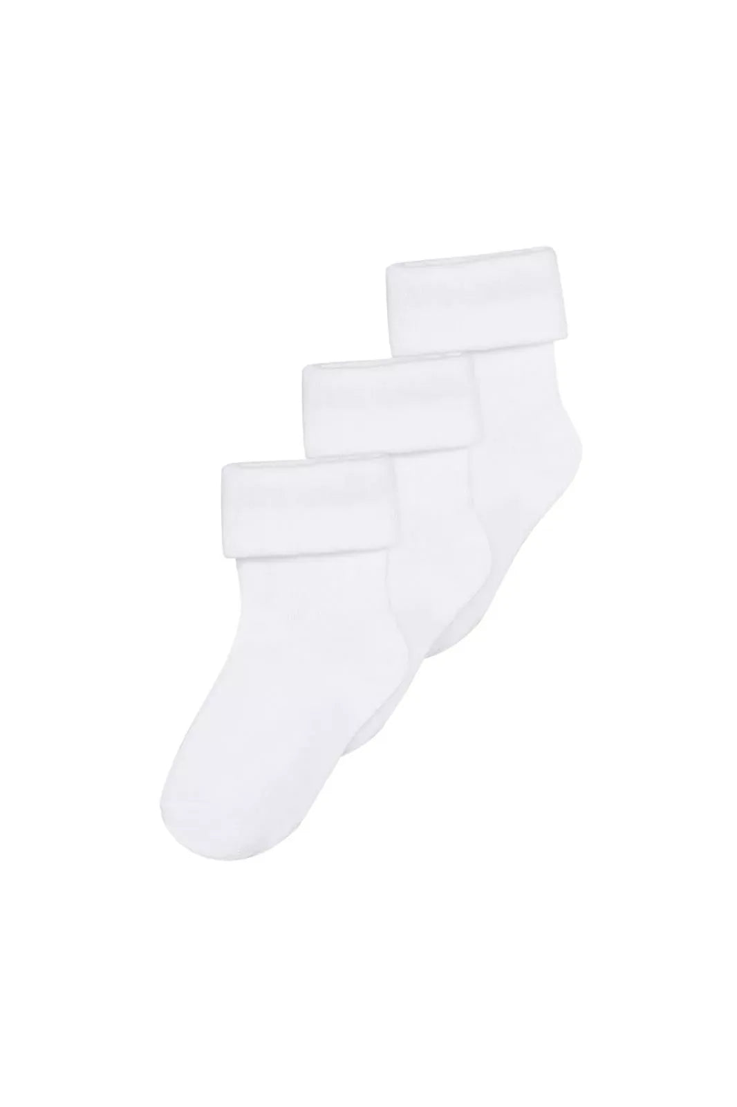 Noppies Unisex Socks 3-pack C001 white
