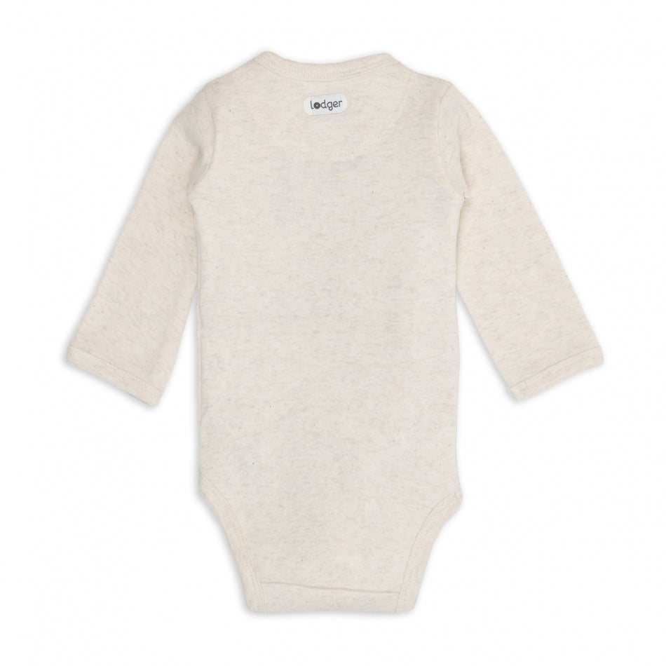 Lodger Romper LS Melange Birch
