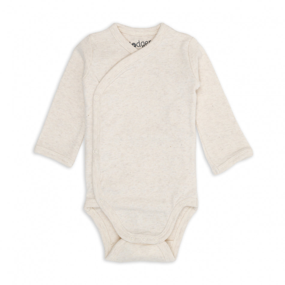 Lodger Romper LS Melange Birch