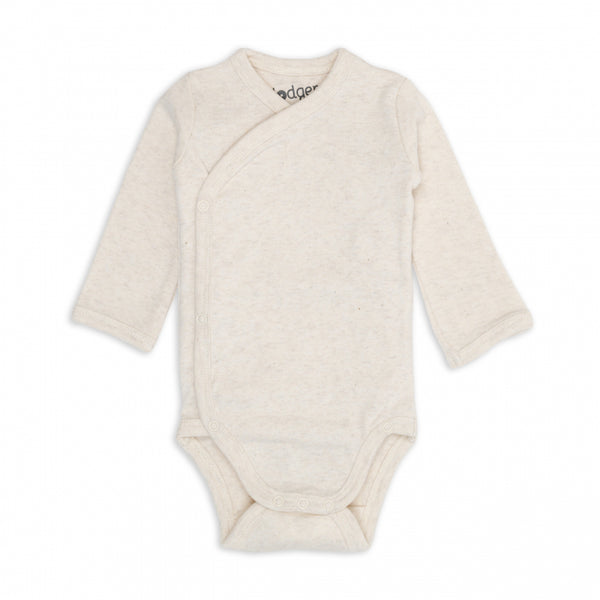 Lodger Romper LS Melange Birch