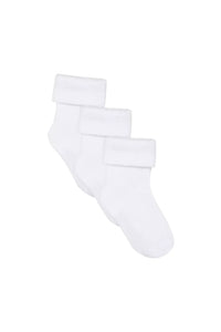 Noppies Unisex Socks 3-pack C001 white