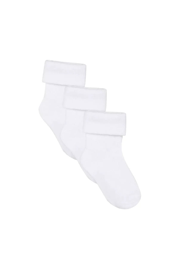 Noppies Unisex Socks 3-pack C001 white