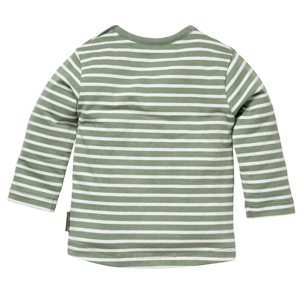 Quapi zahi nb05 longsleeve Dusty green stripe