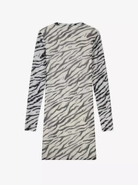 Zebra Mesh Dress