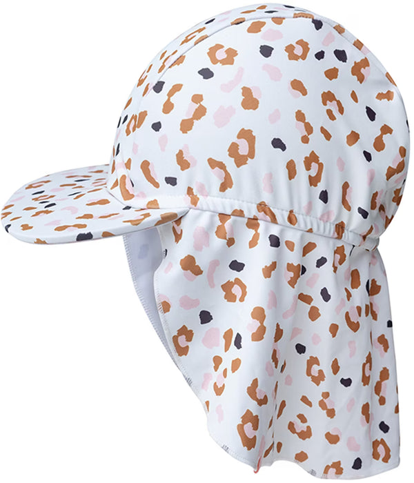 Zonnehoed met cap leopard